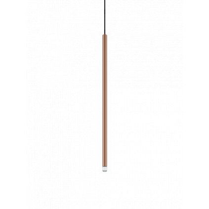 82151 1 lodes a tube nano medium hnede zavesne svitidlo s cernym kabelem 3w led 2700k 60cm