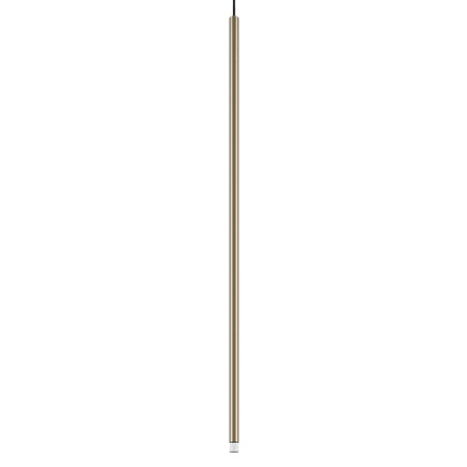 Lodes A-tube Nano Large cluster, champagne, závěsné svítidlo s černým kabelem, 3W LED 3000K, 90cm