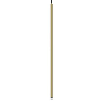 Lodes A-tube Nano Large cluster, zlaté závěsné svítidlo s černým kabelem, 3W LED 3000K, 90cm