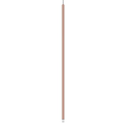 Lodes A-tube Nano Large cluster, červeno-zlaté závěsné svítidlo s čirým kabelem, 3W LED 3000K, 90cm