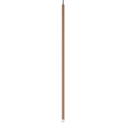 Lodes A-tube Nano Large cluster, hnědé závěsné svítidlo s černým kabelem, 3W LED 3000K, 90cm