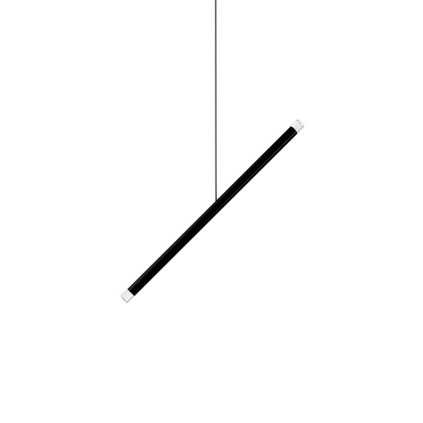 Lodes A-tube Nano Duo, černé závěsné svítidlo, 2x1W LED 2700K, 50cm