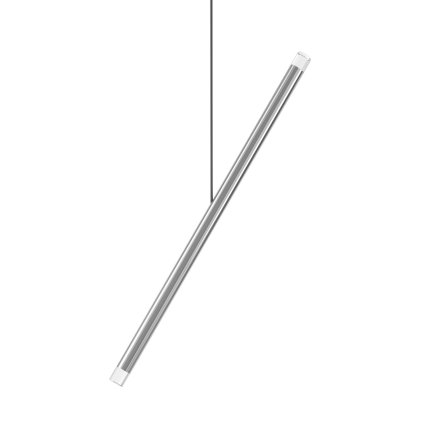 Lodes A-tube Nano Duo, chromové závěsné svítidlo, 2x1W LED 2700K, 50cm