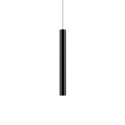 Lodes A-tube medium, černé závěsné válcové svítidlo, 1x10W LED GU10, výška 60cm