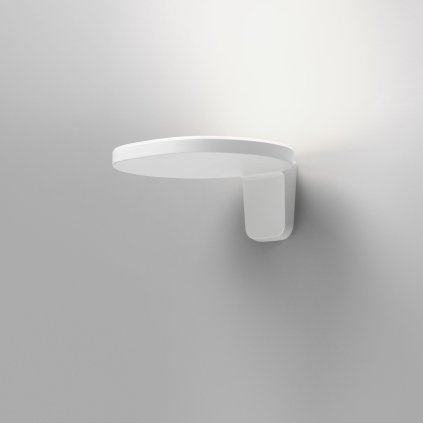 Flos Oplight W1, bílé svítidlo pro nepřímé osvětlení, 16W LED 2700K stmívatelné, šířka 22,2cm