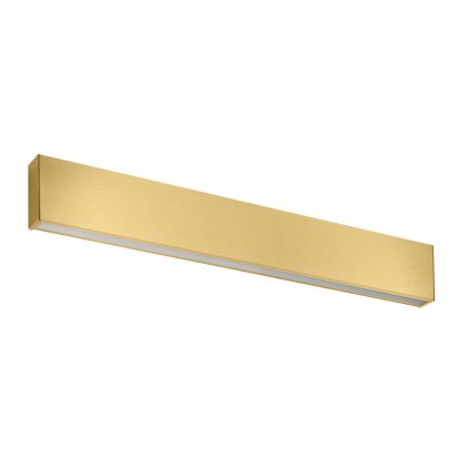 Linea Light Box_W1, mosazné nástěnné svítidlo, 28W LED 2700K, délka 61,9cm