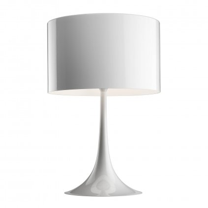Flos Spun Light T2, bílá designová stolní lampa, 1x150W E27, výška 68cm