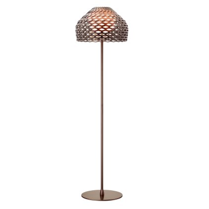 Flos Tatou F, okrově šedá stojací designová lampa se stmívačem, 1x205W E27, výška 180cm