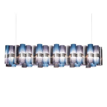 Slamp La Lollo Gradient suspension linear 140, designové závěsné svítidlo, 110W LED 2700K stmívatelné, délka 142cm