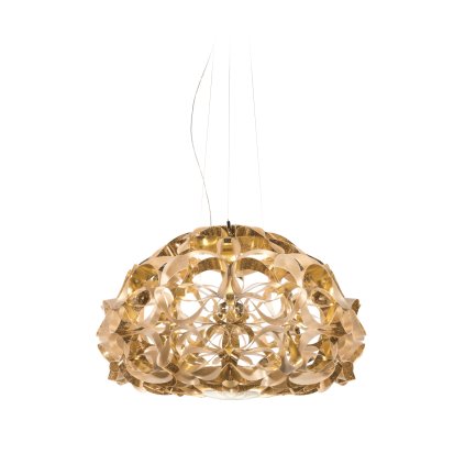 Slamp Quantica 75, designové svítidlo s červeným kabelem, 4x12W E27, prům. 74cm