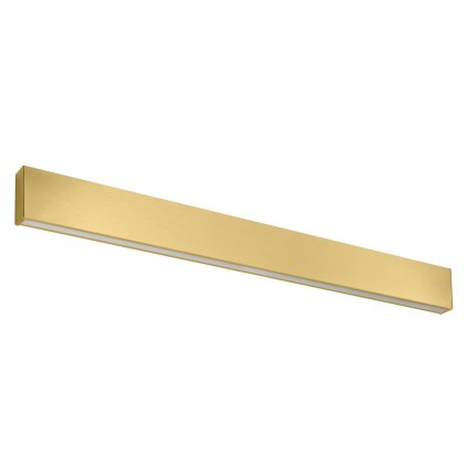 Linea Light Box_W1, mosazné nástěnné svítidlo, 41W LED 3000K, délka 91,9cm