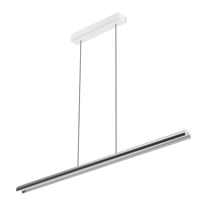 Linea Light Halfpipe_P, hliníkové závěsné lineární svítidlo, 28W LED 3000K, délka 98cm