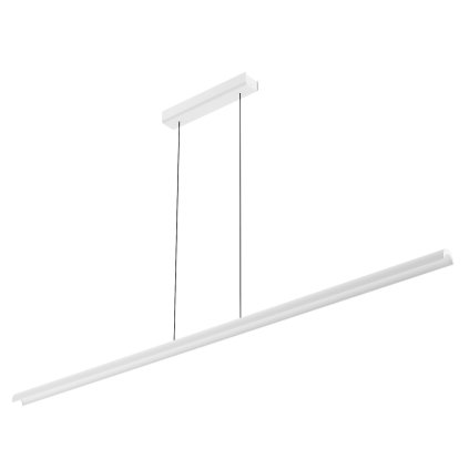 Linea Light Halfpipe_P, bílé závěsné lineární svítidlo, 42W LED 3000K, délka 143cm