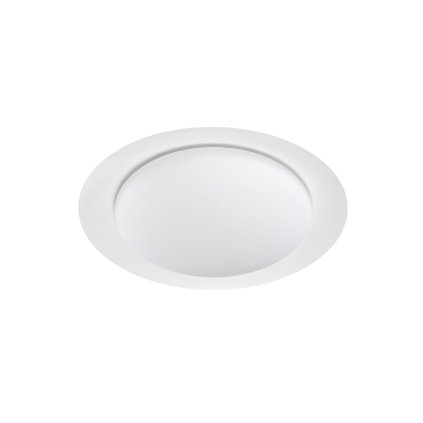 Linea Light Crew_1, stropní svítidlo s bílým límcem, 12W LED 3000K, prům. 30cm