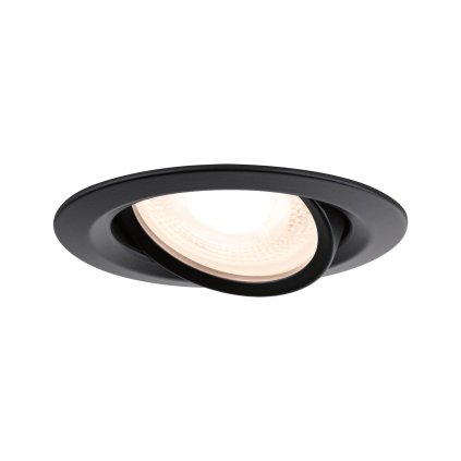Paulmann Nova Plus, černá otočná bodovka GU5,3 nebo GU10, průměr 9,3cm, IP65