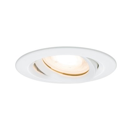 Paulmann Nova Plus, bílá otočná bodovka GU5,3 nebo GU10, průměr 9,3cm, IP65
