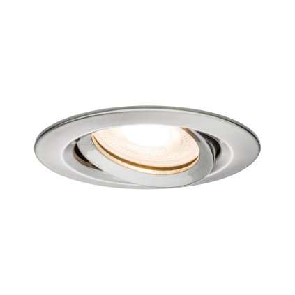 Paulmann Nova Plus, otočná bodovka GU5,3 nebo GU10, broušený kov, průměr 9,3cm, IP65