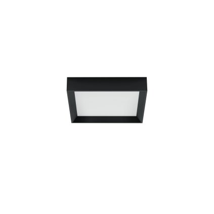 Linea Light Tara_Q, černé stropní svítidlo, 21W LED 2700K, 30x30cm