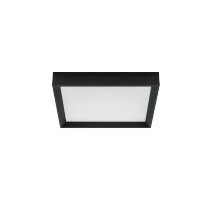 Linea Light Tara_Q, černé stropní svítidlo, 31W LED 3000K, 40x40cm