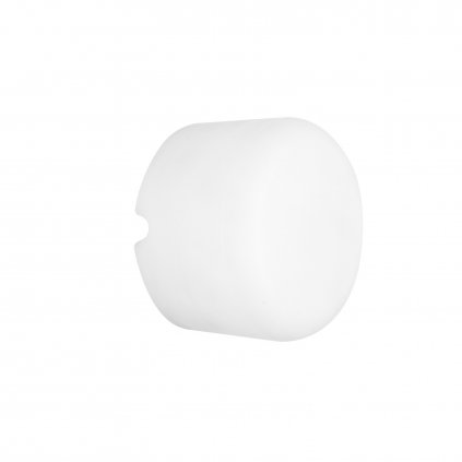 Linea Light MiniWhite_R, kulaté nástěnné svítidlo z bílého polyethylenu, 4W LED 3000K, prům. 13cm, IP65