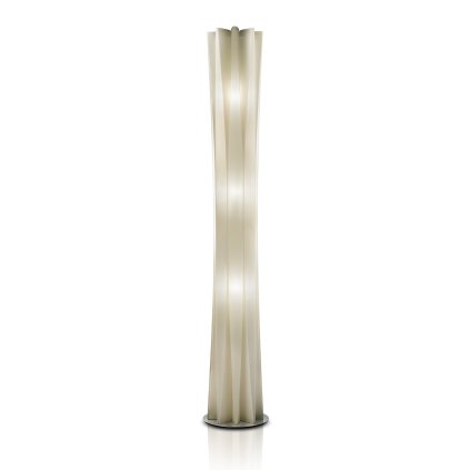 Slamp Bach Floor XXL, designová stojací lampa ze zlatého Opalflexu, 3xE27, výška 184cm