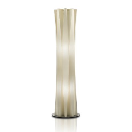 Slamp Bach Floor L, designová stojací lampa ze zlatého Opalflexu, 2xE27, výška 116cm