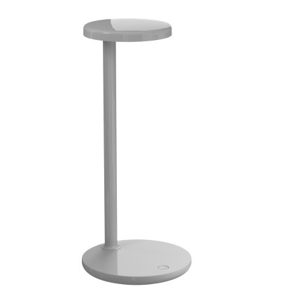 Flos Oblique, profesionální šedá čtecí lampička, 8W LED 2700K, 35cm