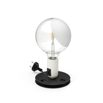 Flos Lampadina, bílá stolní lampička, 1x5W LED E27, výška 24cm