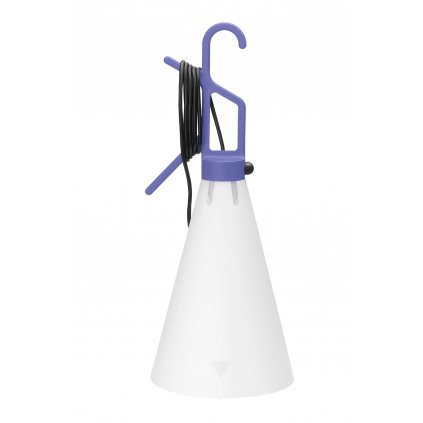 Flos Mayday, fialové přenosné svítidlo, 1x60W E27, výška 53cm