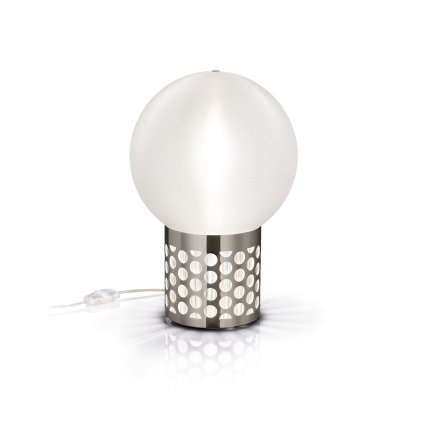 Slamp Atmosfera Medium Pewter, designová lampička s cínovou základnou, 2x12W E27, průměr 30cm