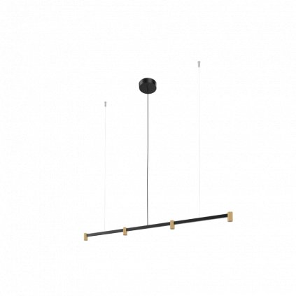 TRACE CHANDELIER 1.0 BLACK+CHAMPAGNE SUSPENDED LIGHT