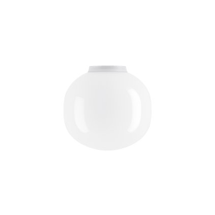 Lodes Volum 22, stropní/nástěnné svítidlo z bílého foukaného skla, 1x25W E27, prům.22cm, IP54
