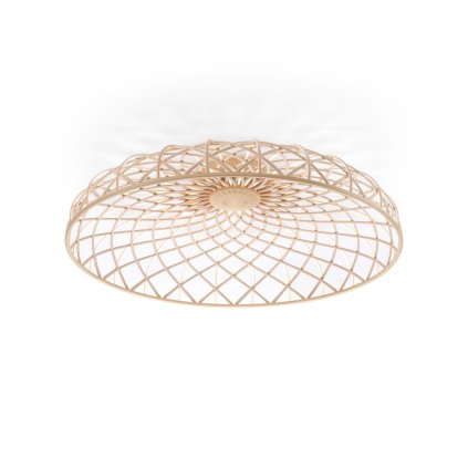 Flos Skynest C, béžové stropní svítidlo, 57W LED 2700K stmívatelné, prům. 90,4cm
