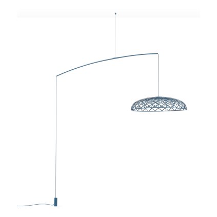 Flos Skynest Motion, modré stropní svítidlo, 57W LED 2700K stmívatelné, prům. 90,4cm
