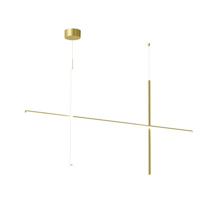 Flos Coordinates S 2, závěsné svítidlo anodizovaná champagne, 55W 2700K