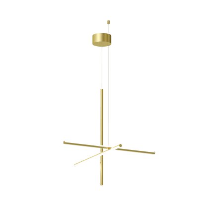 Flos Coordinates S 1, závěsné svítidlo anodizovaná champagne, 37W 2700K