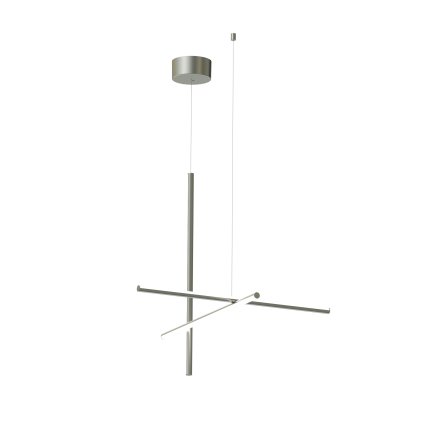 Flos Coordinates S 1, závěsné svítidlo, stříbrná, 37W 2700K