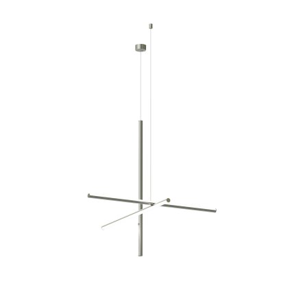 Flos Coordinates S 1 CLIII, závěsné svítidlo, stříbrná, 32W 2700K