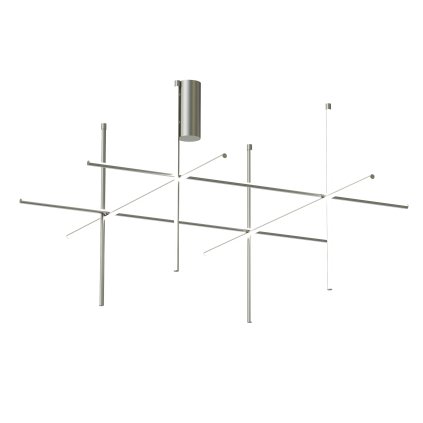 Flos Coordinates C4, stropní svítidlo, stříbrná, 157W 2700K