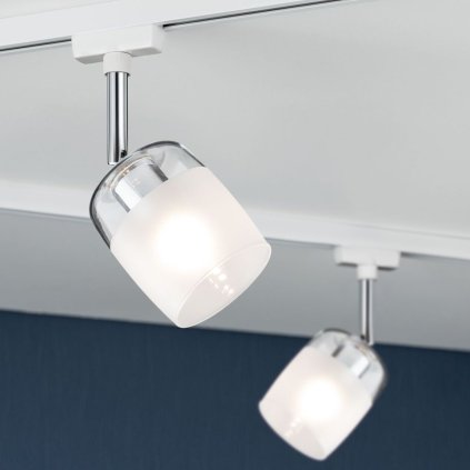 Paulmann Blossom, spot pro Urail system, 1xG9 max. 10W, bílá/satinované sklo