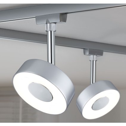 Paulmann Circle, spot pro Urail system, 1x5W LED 4000K, stmívatelný, matný chrom