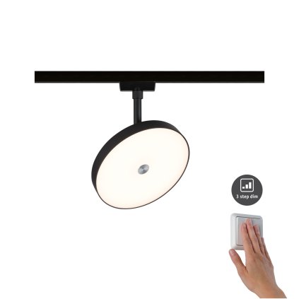Paulmann Hildor, spot pro Urail system, 1x15W LED 4000K, tříkrokové stmívání, černá