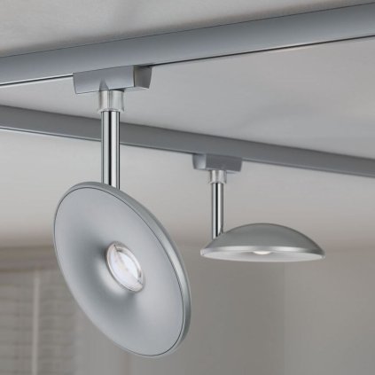 Paulmann Sphere, spot pro Urail system, 7,4W LED 4000K, stmívatelný, matný chrom/chrom