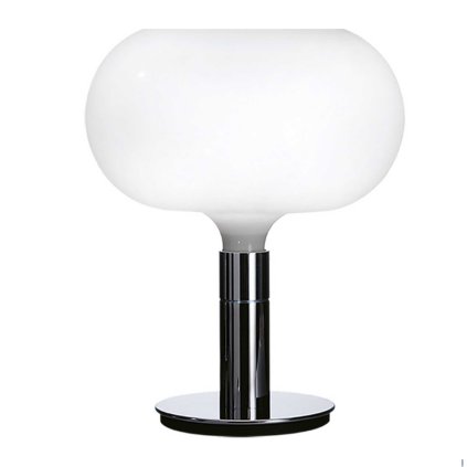 Nemo AM1N, chromová stolní lampa se stmívačem, 1x150W E27, výška 48cm