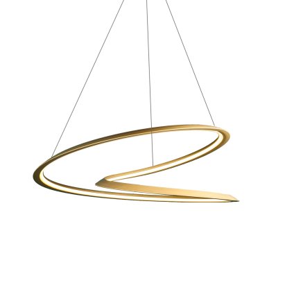 Nemo Kepler Downlight, moderní svítidlo pro přímé osvětlení, 86W LED 2700K stmívatelné, zlatá, prům. 110cm