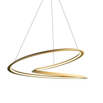 Nemo Kepler Minor Downlight, moderní svítidlo pro přímé osvětlení, 77W LED 3000K stmívatelné, zlatá, prům. 84cm