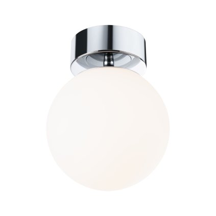 Paulmann Gove, koupelnové stropní svítidlo LED 9W 3000K, chrom, průměr 17cm, IP44