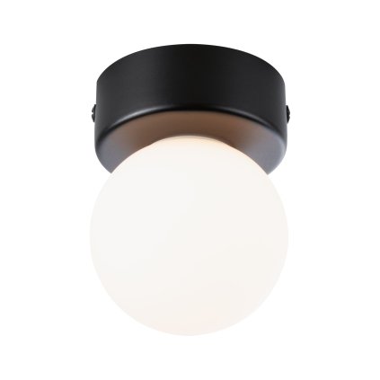 Paulmann Gove, koupelnové stropní svítidlo 1xG9 max. 20W, černá, průměr 8cm, IP44