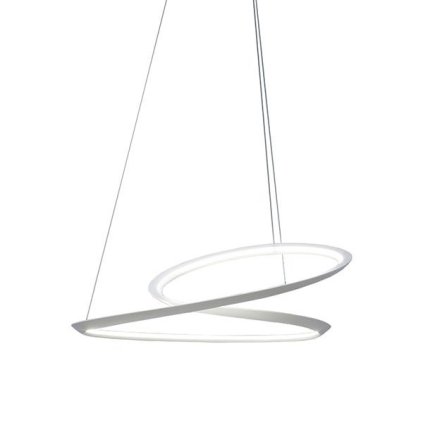 Nemo Kepler Uplight, moderní svítidlo pro přímé osvětlení, 86W LED 2700K stmívatelné, bílá, prům. 110cm