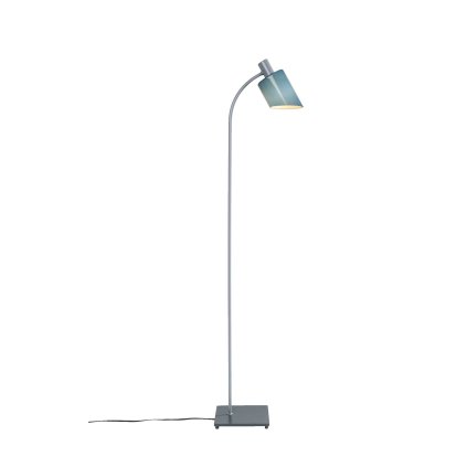 Nemo Lampe De Bureau, lampa pro čtení s modro-šedým stínítkem, 1x20W E14, výška 120cm